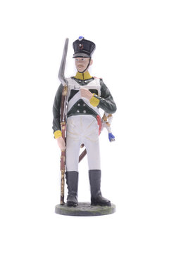 tin soldier squaddie of the Moscow garrison regiment, 1812Isolat