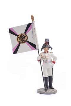 tin soldier  General's adjutant, computed from the cavalry, 1807