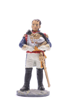 tin soldier  General Laurent Saint-Cyr in the form of cuirassier