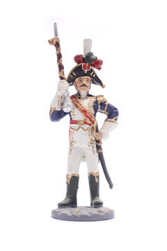 tin soldier Drum-major of the regiment infantry chasseurs of the