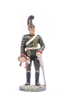 tin soldier Trumpeter Shevolezherskogo Regiment in dress uniform