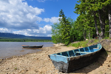 the serenity of the mountains