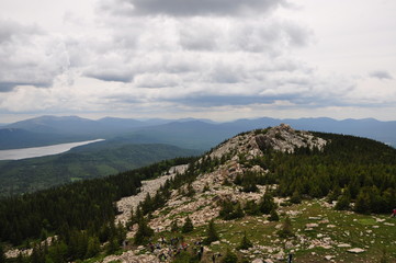 the serenity of the mountains
