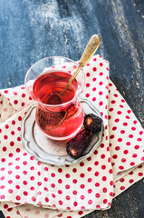 Eastern food - tea and dates