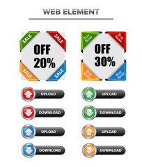Web element set