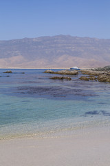 Beautiful beach near Mirbat, Dhofar, Oman