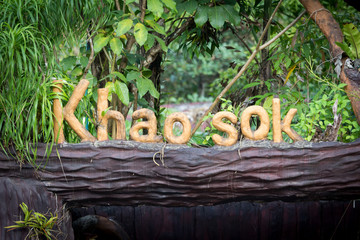 Inscription in Khao Sok National Park, Thailand - 132512979