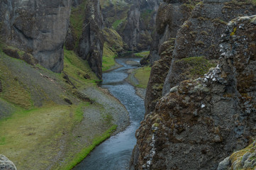 Fjaðrárgljúfur ravine