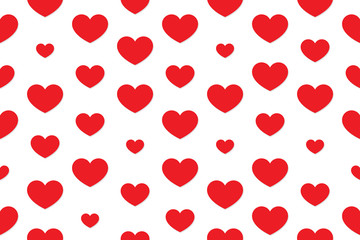 Vector of heart seamless background design.