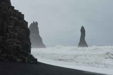 Volcanic lava beach - Iceland