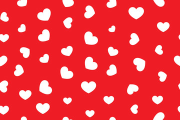 Vector of heart seamless background design.