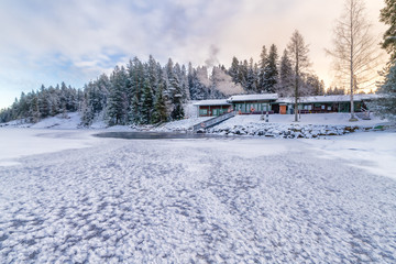 Fototapeta premium Nordic landscape 