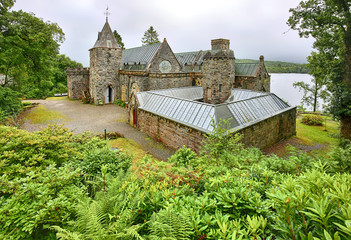St. Conans Church near Loch Awe (Scotland) - HDR image