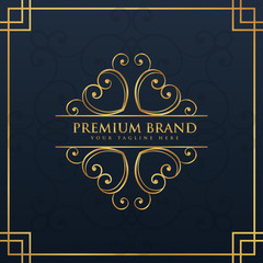 monogram logo design for premium and luxury brand