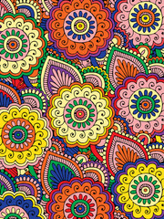 Abstract floral pattern.Vector