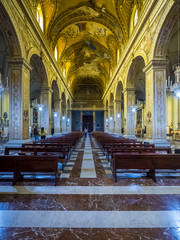 Die Kirche Parrocchia Maria Ss. Annunziata, Piazza Duoma, Acireae, Sizilien, Italien