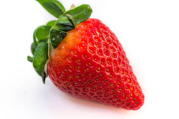 fresh Strawberry on white Background