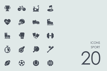 Set of sport icons