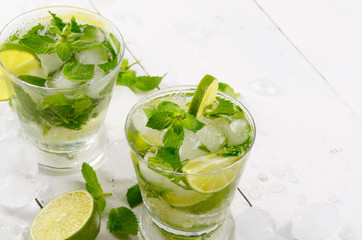Mojito with lime
