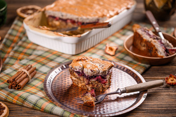 Bread and butter pudding