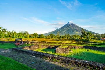 Mayon Volcano in Legazpi, Philippine 
