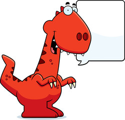 Talking Cartoon Velociraptor