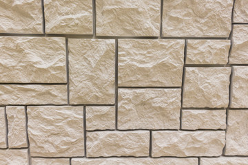 Brick background abstract texture weathered  of stained old light brown stucco and painted red yellow wall in rural room Grungy rusty blocks stonework tech dark retro color architecture Wallpaper