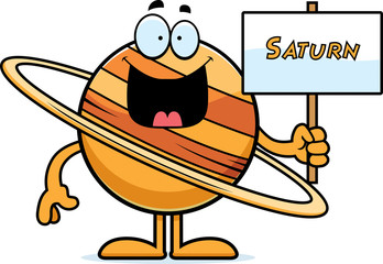 Cartoon Saturn Sign