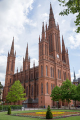 Fototapeta na wymiar Marktkirche in Wiesbaden, Hessen