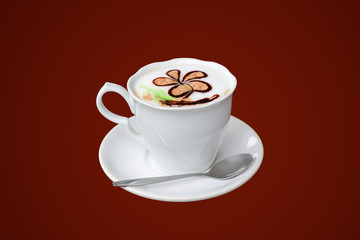 Morning coffee cup