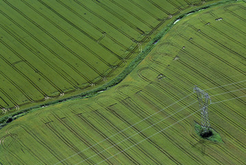 Airshot of fields