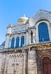 Fototapeta na wymiar Main Orthodox Cathedral of Varna city in Bulgaria