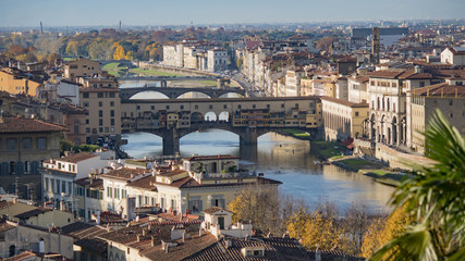 Fototapeta na wymiar Ponte Vecchio, Old Bridge, Florence, Italy.