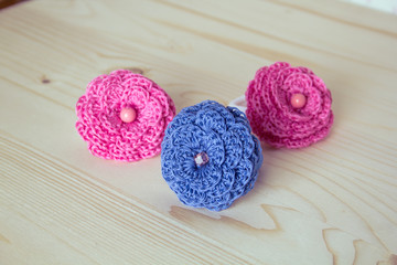 Elegant  flores crochet hand made