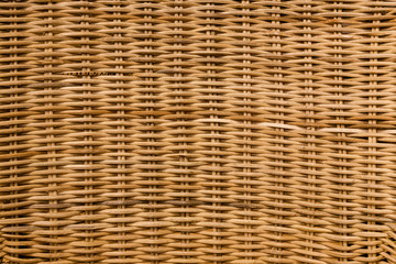 Natural cane weaved furniture texture
