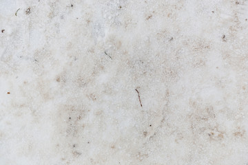 texture dirt snow covered ground close up
