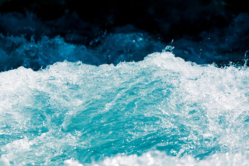 background of stormy water splashes