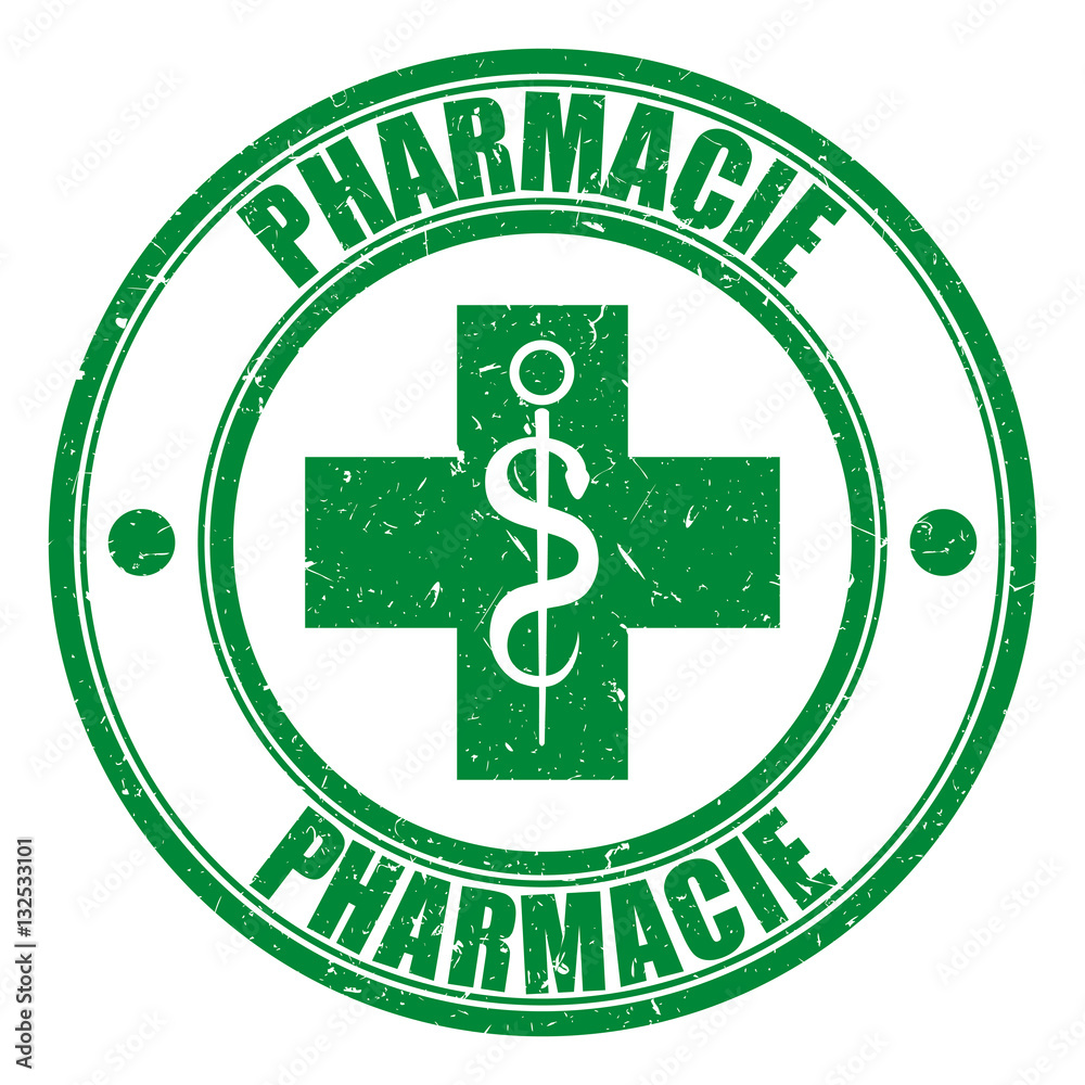 Wall mural Logo pharmacie.