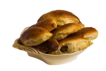 Traditional Russian pie