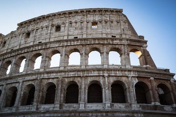 Fototapeta na wymiar Colosseum of Rome (detail)