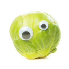 Funny Brussels Sprout With Eyes