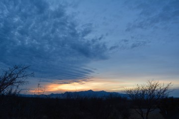 Fototapeta na wymiar Cochise Sunset