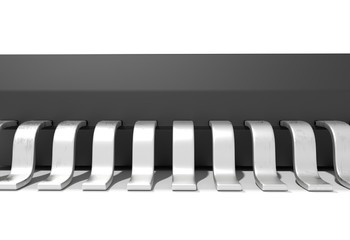 Electonic components microchips isolated 3d illustration