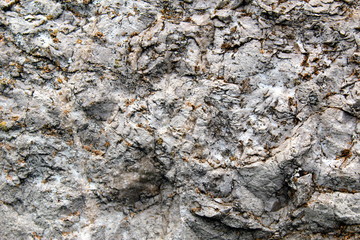 Highly-fractured limestone