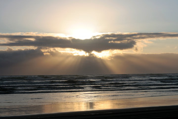 Fototapeta premium Sunset on the Ocean