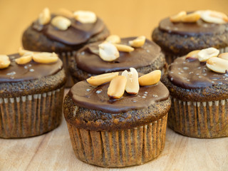 poppy seed muffins with chocolate