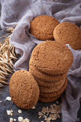 Homemade sweet oatmeal  cookies