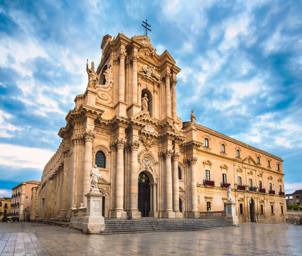 Fototapeta The Cathedral of Syracuse