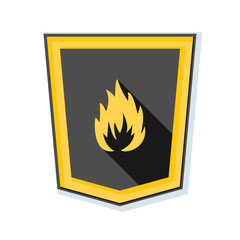 Firewall shield sign