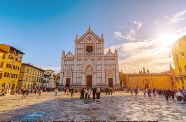 FIRENZE,ITALY/JANUARY 03,2012: Florence-Statue of Dante Alighier